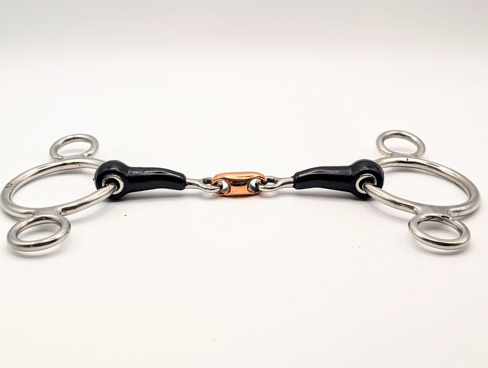 Two Ring Rubber Copper Oval
