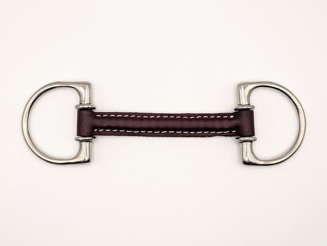 D Ring Flat Leather Strap
