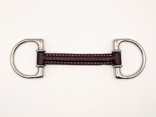 D Ring Flat Leather Strap