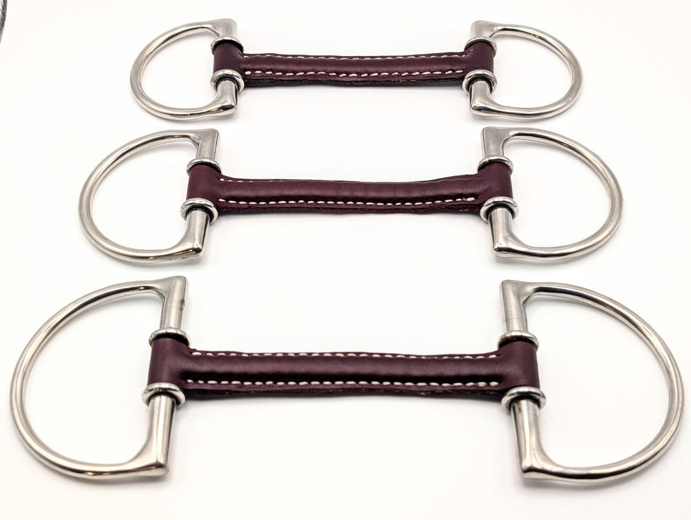 D Ring Flat Leather Strap