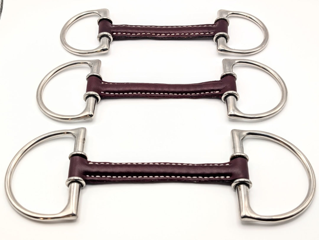 D Ring Flat Leather Strap