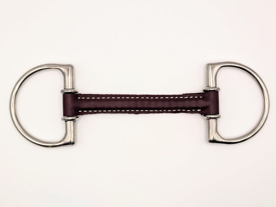 D Ring Flat Leather Strap