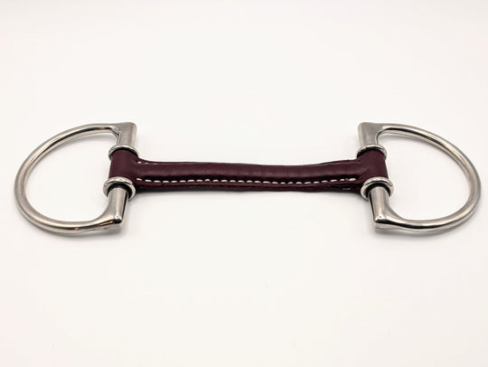 D Ring Flat Leather Strap