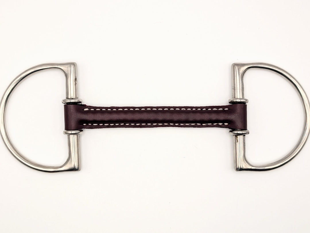 D Ring Flat Leather Strap