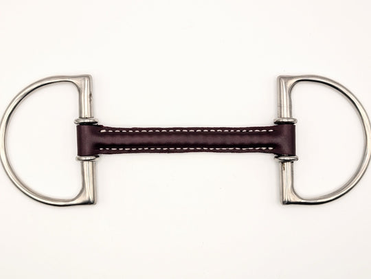 D Ring Flat Leather Strap