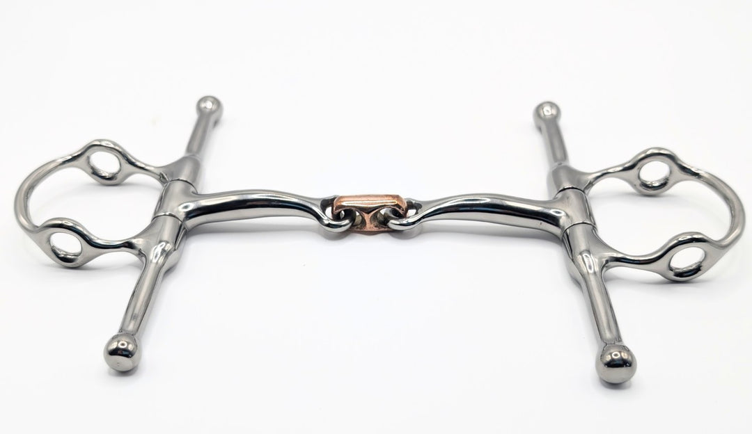 Full Cheek Copper Oval Link Gag