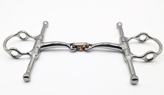 Full Cheek Copper Oval Link Gag