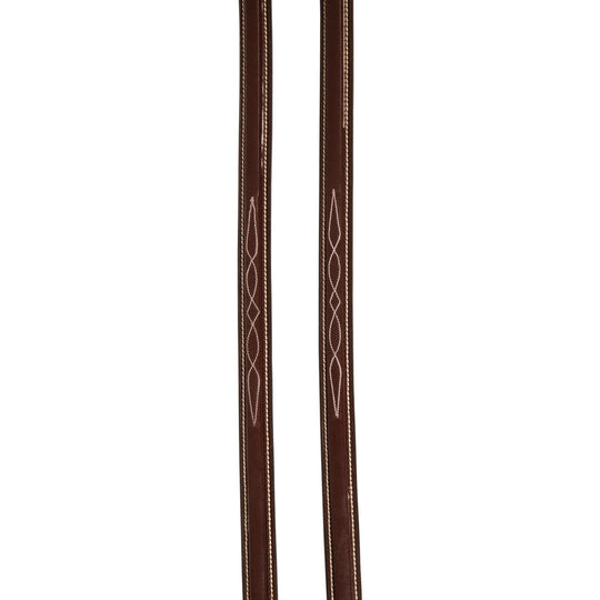 Huntley Equestrian Sedgwick Fancy Stitched Square Raised Laced Reins