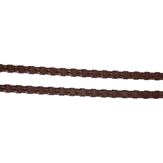 Huntley Equestrian Sedgwick Fancy Stitched Square Raised Laced Reins