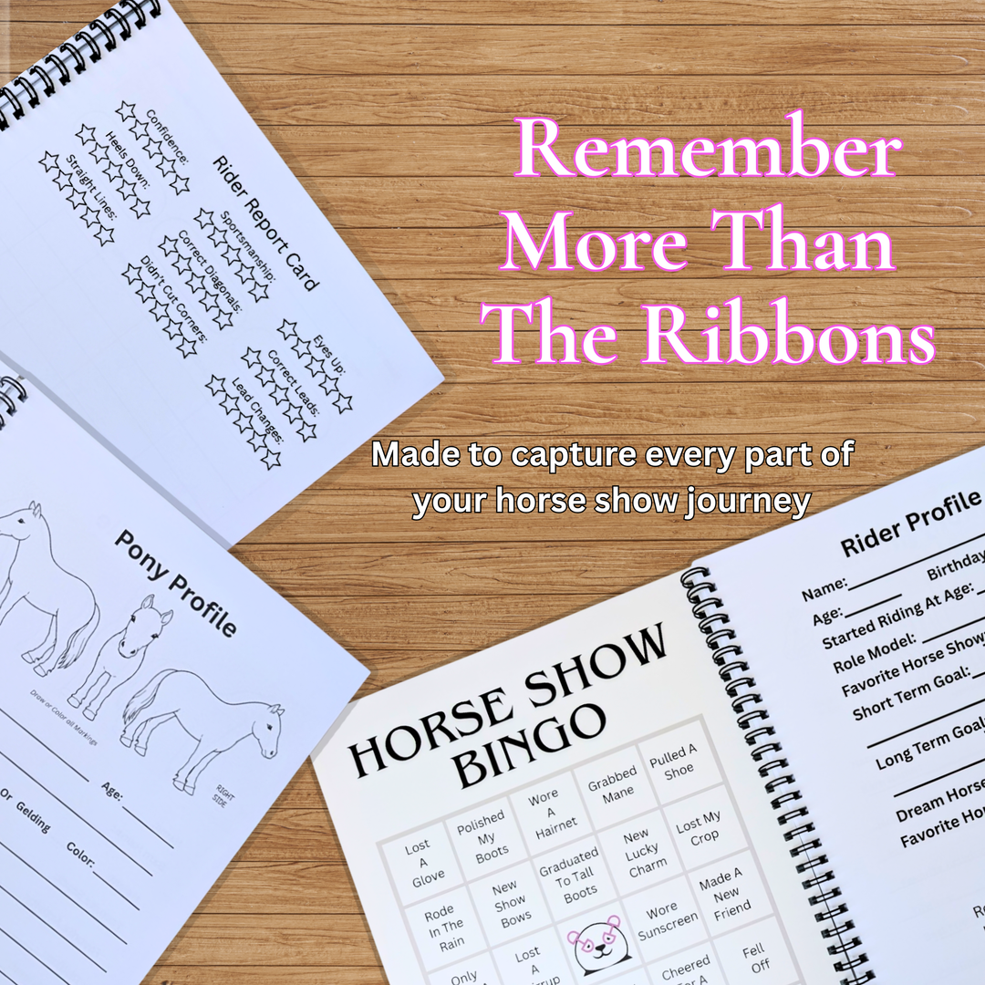 Pandaponyium Horse Show Journal with Sticker Sheets